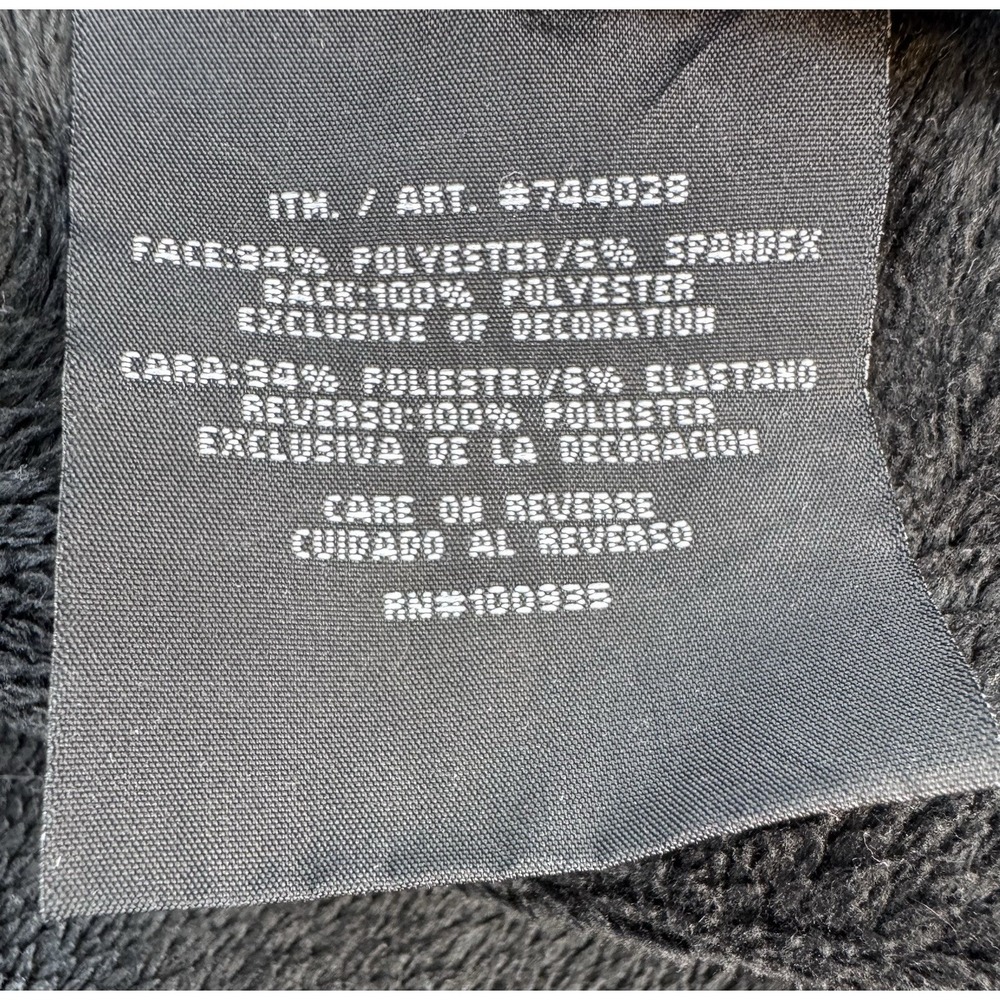 EUC Double Diamond Women's Black Softshell Jacket S Windproof Water Resist Zip - Picture 16 of 16